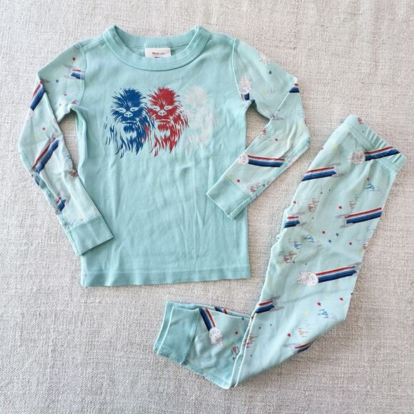 Hanna Andersson x Star Wars Chewbaca Long John PJs Size 4 - Picture 1 of 6